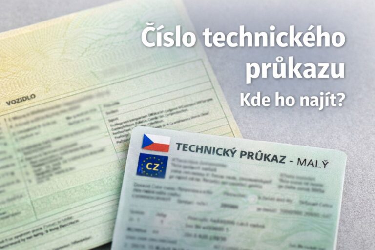 Velký a malý technický průkaz – kde najít číslo technického průkazu