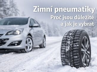 Zimní pneumatika a auto na zasněžené silnici – proč jsou zimní pneumatiky důležité a jak je vybrat